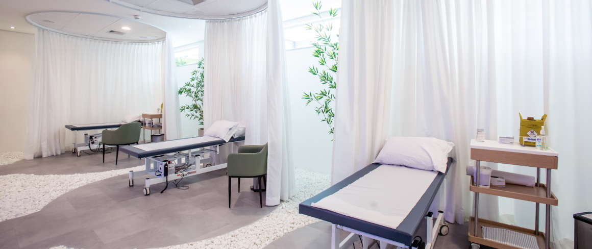 Sala para recuperação após realização de exercício